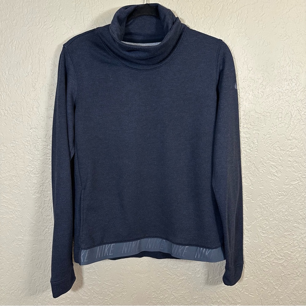 Nike Pullover Hoodie Womens M Dri-FIT Funnel Neck Running Athletic Sweatshirt